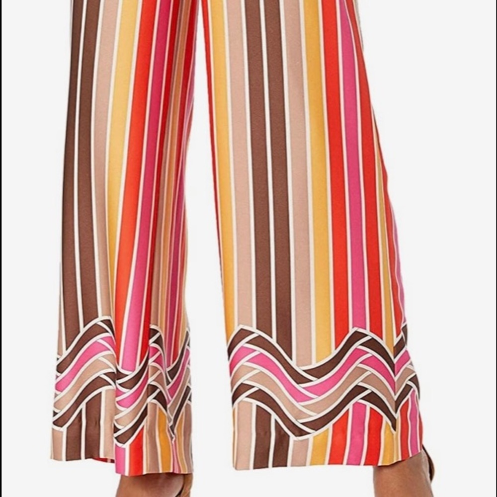 TRINA TURK LONG WEEKEND 2 MULTI PANT SZ 10